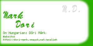 mark dori business card
