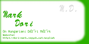 mark dori business card